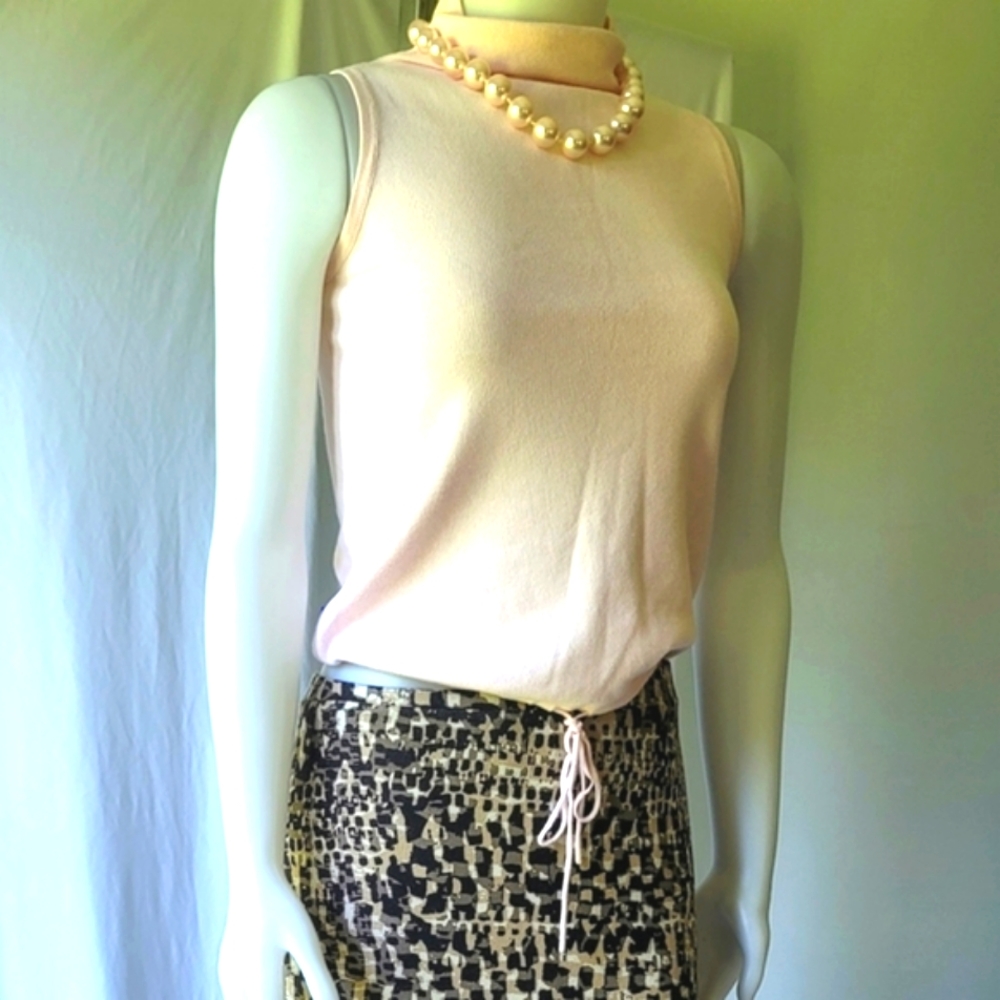 Giordano Quality Apparel Sleeveless Pink Cotton Top Size S